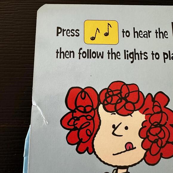 Peanuts Play Along Piano Songs Interactive Book Used - VERY GOOD New Batteries - Picture 8 of 9